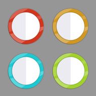 Vector color buttons N5