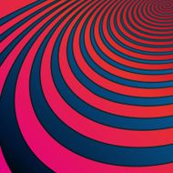 Spiral perspective vector colorful - Optical art Illustration