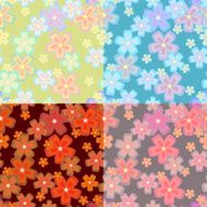 set of flower seamless02