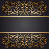 Baroque background flowers