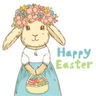 Cute easter rabbit N2