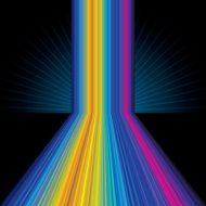 Abstract rainbow colored striped background