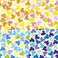 Multicolor hearts