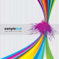 vector modern fashion background with elegant stylized model N4