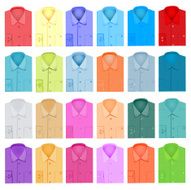 set of plain shirt dress