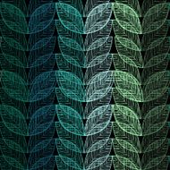 Seamless pattern of abstract leaves N2