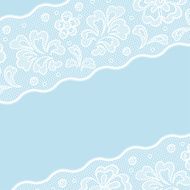 Vintage lace background ornamental flowers invitation card N5
