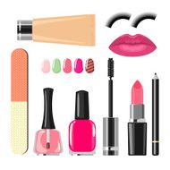 Beauty make up fashion cosmetics abstract background N2
