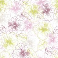 Elegance seamless pastel flower pattern N4