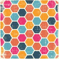 Abstract retro geometric scratched background EPS8 texture N7