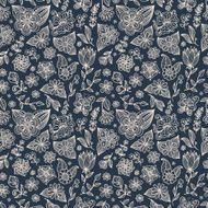 Seamless Floral Pattern N758
