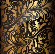 Floral Retro Background for Vintage Design N320