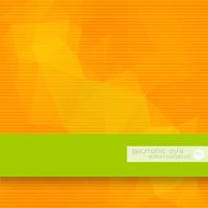 Yellow mosaic triangle background
