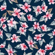 Spring flowers seamless pattern