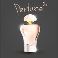 perfume on a gray dark background