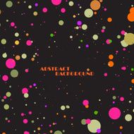 Abstract colorful frame of circles N8