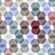 Polka dot background seamless pattern Pastel color on white background