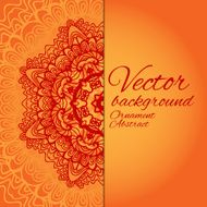 Vector ornamental abstract background