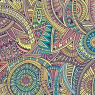 Abstract deco vector tribal ethnic background N4