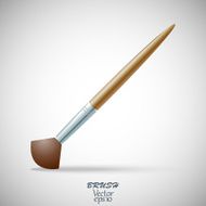 Paint brush for drawing or makeup realistic isolated N6