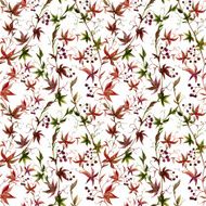 Watercolor grape pattern N4