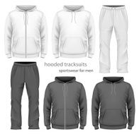 Men hooded tracksuit