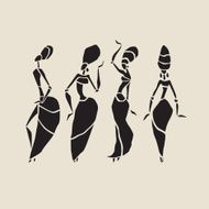 African silhouette set N21