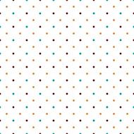 Seamless retro polka dots background on white N4