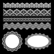Seamless lace set