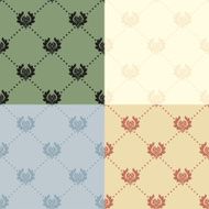 Set of seamless vintage patterns N72
