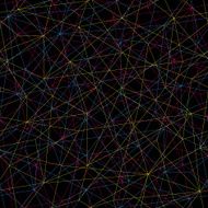Abstract mosaic pattern with triangles Seamless vector pattern