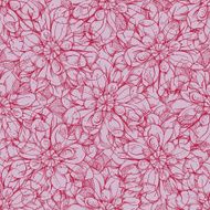 Muted abstract floral seamless pattern