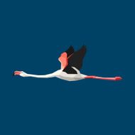 Paper flamingo