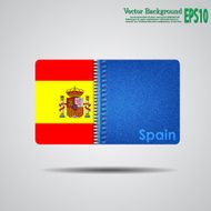 Denim flag of Spain