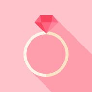 Ring with diamond