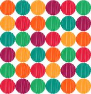 seamless circle dots scribble pattern N2