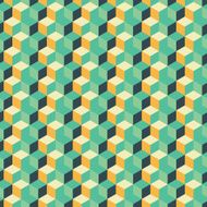 Abstract seamless geometric background with cubes N2
