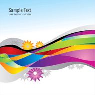 Abstract background with color stripes N2