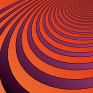 Spiral perspective vector colorful - Optical art N4