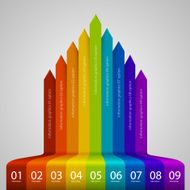 Arrows business growth rainbow N2