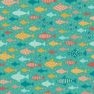 Seamless colorful summer childish pattern