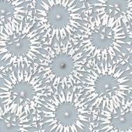 abstract white circle pattern background