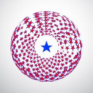 abstract circle style star pattern for design