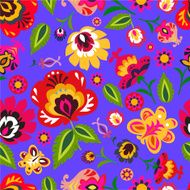 Traditional folk floral pattern vector illustration N9