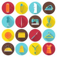 Sewing equipment icons N3