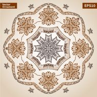 Vintage vector pattern Hand drawn abstract background N2