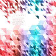 Vector background abstract polygon triangle N98