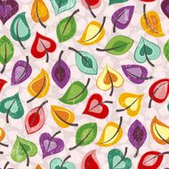 Seamless leaves wallpaper