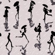 people in the rain N4