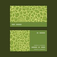 Vector abstract green natural texture horizontal stripe frame pattern business N2